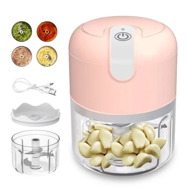 Mini Processador Triturador Elétrico Sem Fio 250ml