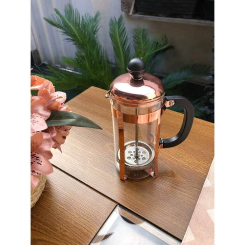 Cafeteira Francesa em uso