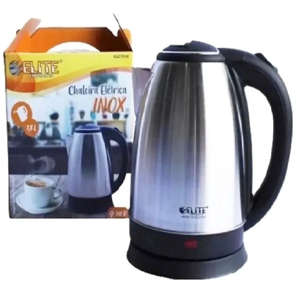 Chaleira Elétrica Inox base giratoria