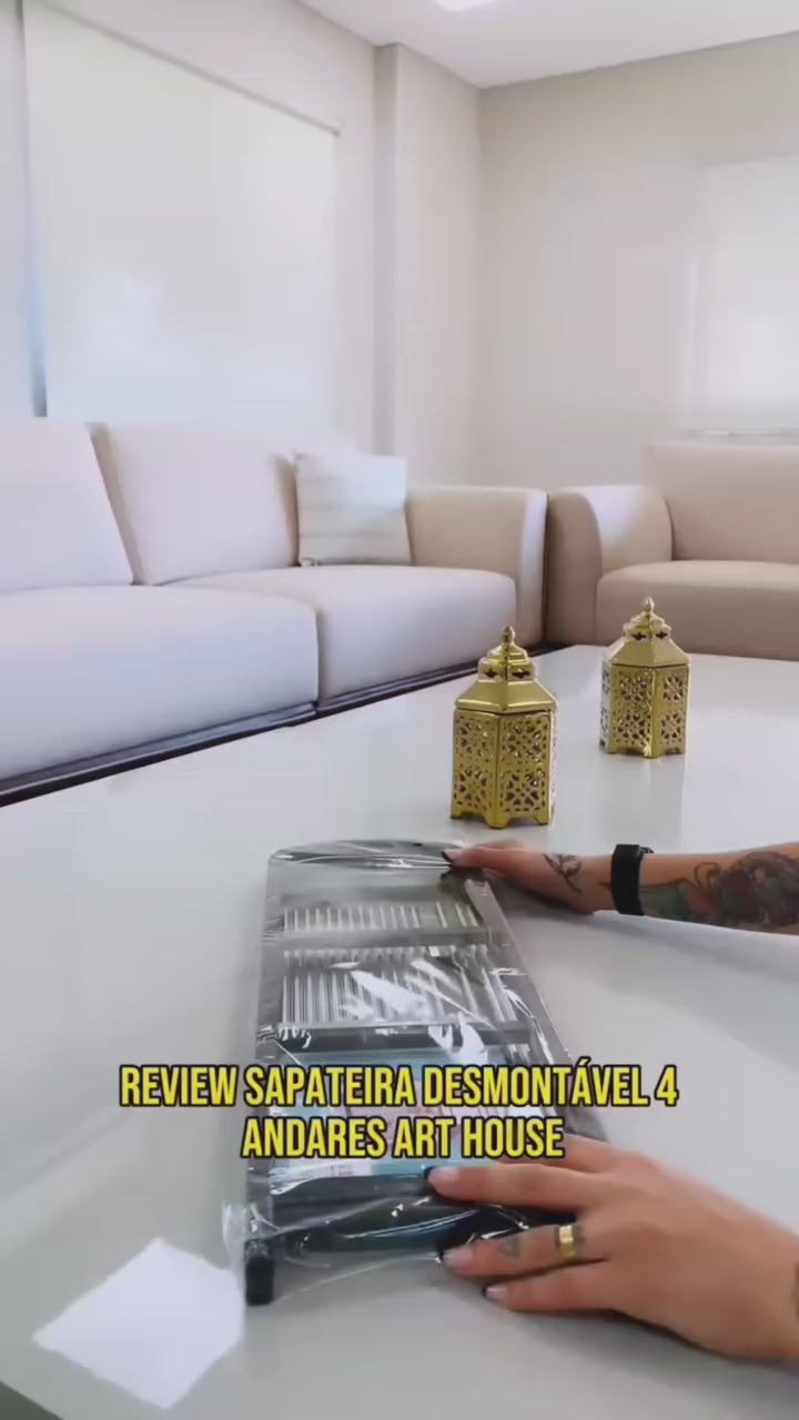 Sapateira 4 andares Organizador de calçados